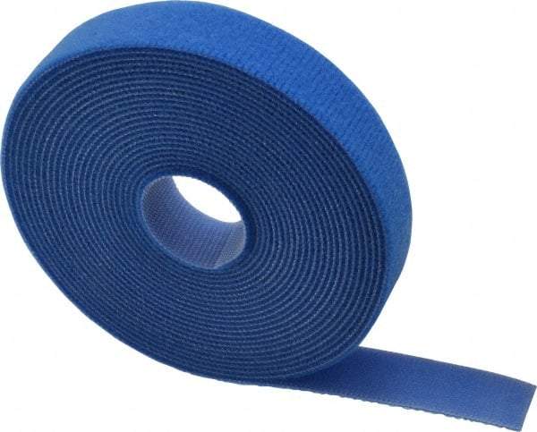 SpeedTech - 15' Long Blue Nylon & Polyethylene Hook & Loop Strap - 50 Lb Tensile Strength - Makers Industrial Supply