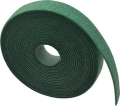 SpeedTech - 15' Long Green Nylon & Polyethylene Hook & Loop Strap - 50 Lb Tensile Strength - Makers Industrial Supply