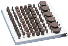 Grier Abrasives - 100 Piece Aluminum Oxide Vitrified Abrasive Point Set - Makers Industrial Supply