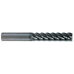 SGS - 3/4" Diam 5 Flute Solid Carbide 0.06" Corner Radius End Mill - Makers Industrial Supply