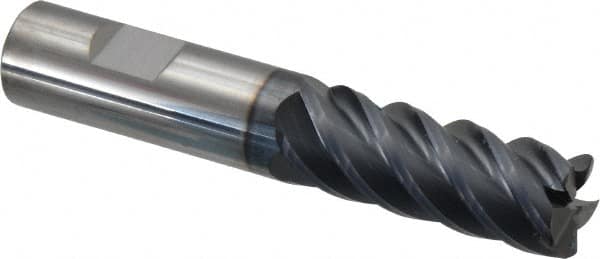 SGS - 5/8" Diam 5 Flute Solid Carbide 0.03" Corner Radius End Mill - Makers Industrial Supply