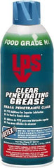 LPS - 11 oz Aerosol w/ PTFE Penetrating Grease - Clear, Food Grade, 400°F Max Temp, - Makers Industrial Supply