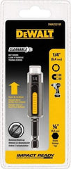 DeWALT - 1/4" Magnetic Nutsetter - 1/4" Hex Drive, 3" OAL - Makers Industrial Supply