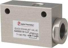 PRO-SOURCE - 1/4" NPT Quick Exhaust Valve - 3/8" Exhaust Port, 7.1 to 140.78 psi, Aluminum Alloy Material - Makers Industrial Supply