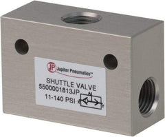 PRO-SOURCE - 1/4" NPT Shuttle Valve - 11.4 to 140.78 psi & Aluminum Alloy Material - Makers Industrial Supply