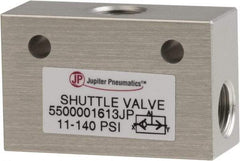 PRO-SOURCE - 1/8" NPS Shuttle Valve - 11.4 to 140.78 psi & Aluminum Alloy Material - Makers Industrial Supply