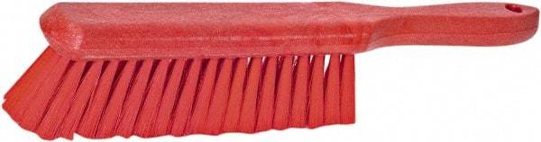 PRO-SOURCE - PBT Duster - 1-3/4" Bristle Length, 8" Long x 2" Wide Head, Foam Handle, Red - Makers Industrial Supply