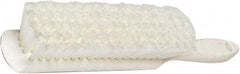 PRO-SOURCE - PBT Duster - 1-3/4" Bristle Length, 8" Long x 2" Wide Head, Foam Handle, White - Makers Industrial Supply