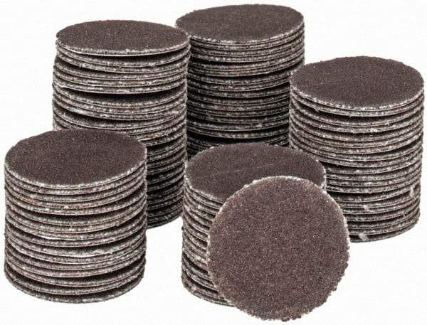 Tru-Maxx - 3/4" Diam, 180 Grit Aluminum Oxide Adhesive PSA Disc - Very Fine Grade, X Weighted Cloth Backing, For Right Angle/Vertical Shaft Portable Grinders - Makers Industrial Supply