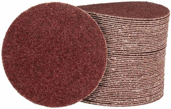 Tru-Maxx - 5" Diam, 24 Grit Aluminum Oxide Adhesive PSA Disc - Very Coarse Grade, X Weighted Cloth Backing, For Dual-Action/Orbital Sanders, Right Angle/Vertical Shaft Portable Grinders - Makers Industrial Supply