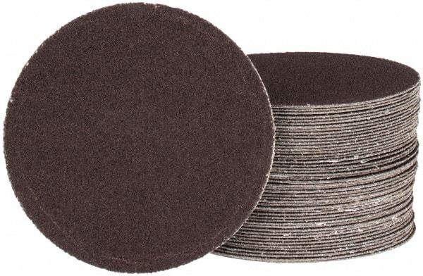 Tru-Maxx - 4" Diam, 120 Grit Aluminum Oxide Adhesive PSA Disc - Fine Grade, X Weighted Cloth Backing, For Right Angle/Vertical Shaft Portable Grinders - Makers Industrial Supply