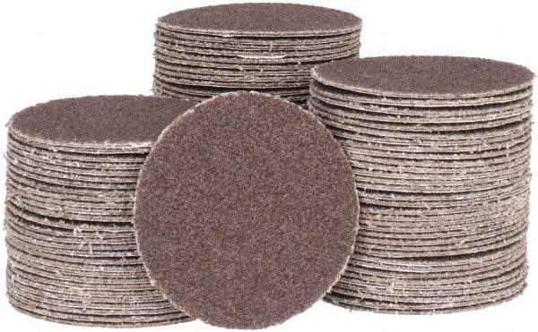 Tru-Maxx - 2" Diam, 80 Grit Aluminum Oxide Adhesive PSA Disc - Medium Grade, X Weighted Cloth Backing, For Right Angle/Vertical Shaft Portable Grinders - Makers Industrial Supply