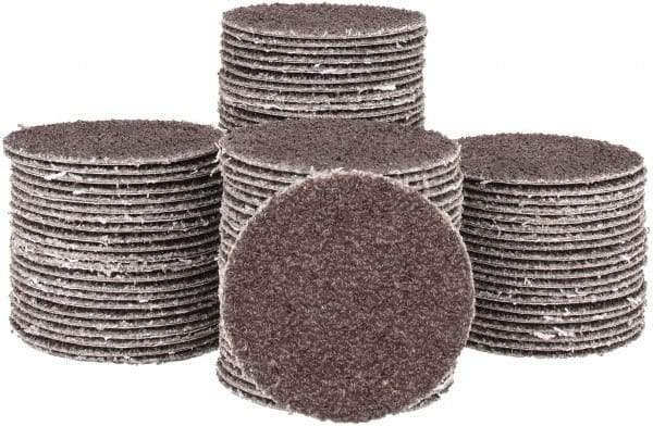 Tru-Maxx - 2" Diam, 36 Grit Aluminum Oxide Adhesive PSA Disc - Very Coarse Grade, X Weighted Cloth Backing, For Right Angle/Vertical Shaft Portable Grinders - Makers Industrial Supply