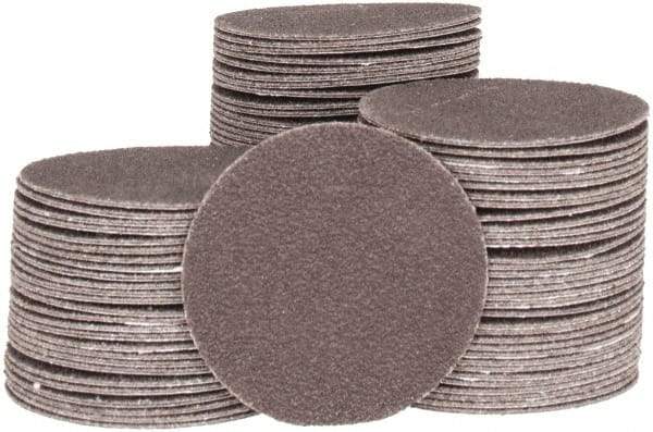 Tru-Maxx - 2" Diam, 100 Grit Aluminum Oxide Adhesive PSA Disc - Fine Grade, X Weighted Cloth Backing, For Right Angle/Vertical Shaft Portable Grinders - Makers Industrial Supply