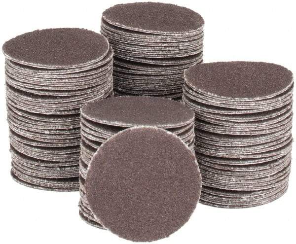 Tru-Maxx - 1" Diam, 180 Grit Aluminum Oxide Adhesive PSA Disc - Very Fine Grade, X Weighted Cloth Backing, For Right Angle/Vertical Shaft Portable Grinders - Makers Industrial Supply