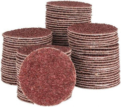 Tru-Maxx - 2" Diam, 24 Grit Aluminum Oxide Adhesive PSA Disc - Very Coarse Grade, X Weighted Cloth Backing, For Right Angle/Vertical Shaft Portable Grinders - Makers Industrial Supply