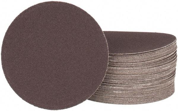 Tru-Maxx - 4" Diam, 180 Grit Aluminum Oxide Adhesive PSA Disc - Very Fine Grade, X Weighted Cloth Backing, For Right Angle/Vertical Shaft Portable Grinders - Makers Industrial Supply