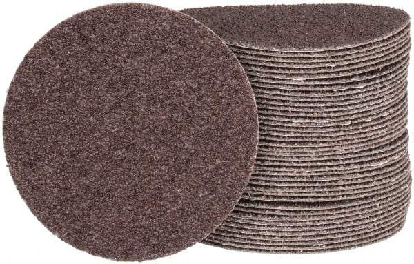 Tru-Maxx - 4" Diam, 36 Grit Aluminum Oxide Adhesive PSA Disc - Very Coarse Grade, X Weighted Cloth Backing, For Right Angle/Vertical Shaft Portable Grinders - Makers Industrial Supply