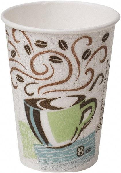 Dixie - Hot Cups, Paper, 8 oz, 1000/Carton - Coffee Dreams Design - Makers Industrial Supply