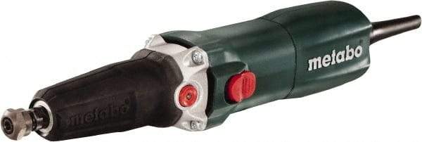 Metabo - 1/4 Inch Collet, 10,000 to 30,500 RPM, lnline, Electric Die Grinder - 6.4 Amp - Makers Industrial Supply