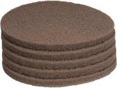 PRO-SOURCE - Polishing Pad - 15" Machine, Tan Pad, Polyester - Makers Industrial Supply