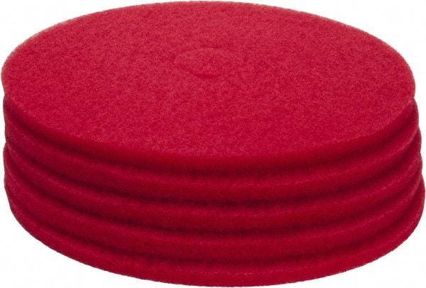 PRO-SOURCE - Polishing Pad - 20" Machine, Red Pad, Polyester - Makers Industrial Supply