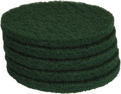 PRO-SOURCE - Stripping Pad - 13" Machine, Green Pad, Polyester - Makers Industrial Supply