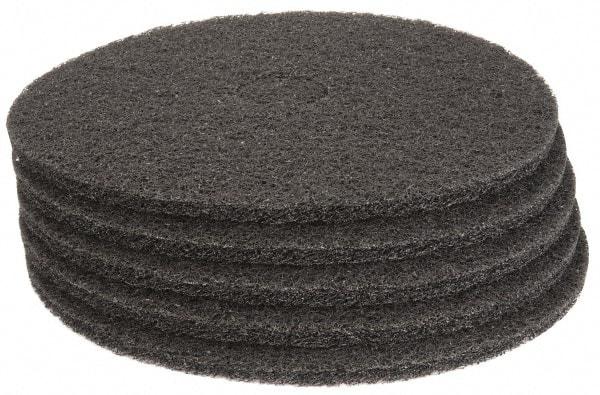 PRO-SOURCE - Stripping Pad - 19" Machine, Black Pad, Polyester - Makers Industrial Supply