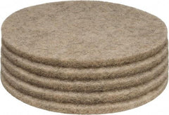 PRO-SOURCE - Polishing Pad - 20" Machine, Black Pad, Polyester - Makers Industrial Supply