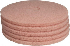 PRO-SOURCE - Polishing Pad - 20" Machine, Pink Pad, Polyester - Makers Industrial Supply