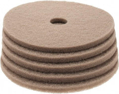 PRO-SOURCE - Polishing Pad - 20" Machine, Tan Pad, Polyester - Makers Industrial Supply