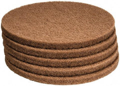 PRO-SOURCE - Polishing Pad - 17" Machine, Tan Pad, Polyester - Makers Industrial Supply