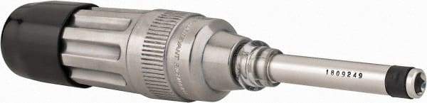 Sturtevant Richmont - 1 Piece, 0.8 to 4 N/m, Adjustable Torque Limiting Screwdriver - 7-3/4" OAL, 1/4" Drive, 2 In/Lb Graduation - Makers Industrial Supply