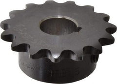 Browning - 15 Teeth, 3/8" Chain Pitch, Chain Size 35, Finished Bore Sprocket - 5/8" Bore Diam, 1.804" Pitch Diam, 1.99" Outside Diam - Makers Industrial Supply