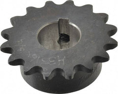 Browning - 16 Teeth, 3/8" Chain Pitch, Chain Size 35, Finished Bore Sprocket - 3/4" Bore Diam, 1.922" Pitch Diam, 2.11" Outside Diam - Makers Industrial Supply