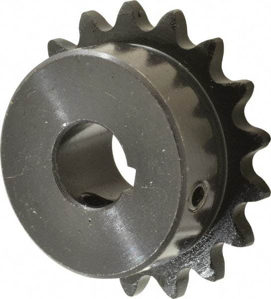 Browning - 17 Teeth, 3/8" Chain Pitch, Chain Size 35, Finished Bore Sprocket - 5/8" Bore Diam, 2.041" Pitch Diam, 2.23" Outside Diam - Makers Industrial Supply