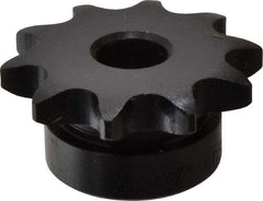 Browning - 10 Teeth, 1/2" Chain Pitch, Chain Size 40, Finished Bore Sprocket - 1/2" Bore Diam, 1.618" Pitch Diam, 1.84" Outside Diam - Makers Industrial Supply