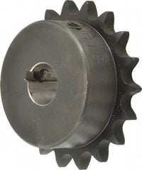 Browning - 18 Teeth, 1/2" Chain Pitch, Chain Size 40, Finished Bore Sprocket - 3/4" Bore Diam, 2.879" Pitch Diam, 3.14" Outside Diam - Makers Industrial Supply