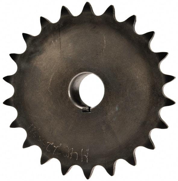 Browning - 22 Teeth, 1/2" Chain Pitch, Chain Size 40, Finished Bore Sprocket - 3/4" Bore Diam, 3.513" Pitch Diam, 3-3/4" Outside Diam - Makers Industrial Supply