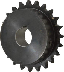 Browning - 23 Teeth, 1/2" Chain Pitch, Chain Size 40, Finished Bore Sprocket - 1" Bore Diam, 3.672" Pitch Diam, 3.94" Outside Diam - Makers Industrial Supply