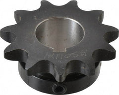 Browning - 11 Teeth, 5/8" Chain Pitch, Chain Size 50, Finished Bore Sprocket - 1" Bore Diam, 2-7/32" Pitch Diam, 2-1/2" Outside Diam - Makers Industrial Supply