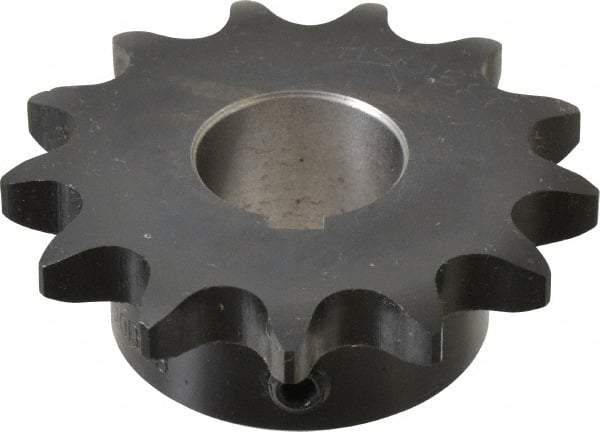 Browning - 13 Teeth, 5/8" Chain Pitch, Chain Size 50, Finished Bore Sprocket - 1" Bore Diam, 2.612" Pitch Diam, 2.91" Outside Diam - Makers Industrial Supply