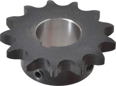 Browning - 13 Teeth, 5/8" Chain Pitch, Chain Size 50, Finished Bore Sprocket - 1-1/8" Bore Diam, 2.612" Pitch Diam, 2.91" Outside Diam - Makers Industrial Supply