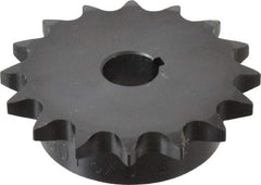 Browning - 16 Teeth, 5/8" Chain Pitch, Chain Size 50, Finished Bore Sprocket - 3/4" Bore Diam, 3.204" Pitch Diam, 3.52" Outside Diam - Makers Industrial Supply