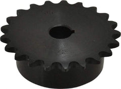 Browning - 21 Teeth, 3/8" Chain Pitch, Chain Size 35, Finished Bore Sprocket - 1/2" Bore Diam, 2.516" Pitch Diam, 2.7" Outside Diam - Makers Industrial Supply