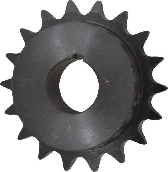 Browning - 18 Teeth, 5/8" Chain Pitch, Chain Size 50, Finished Bore Sprocket - 1-3/16" Bore Diam, 3.599" Pitch Diam, 3.92" Outside Diam - Makers Industrial Supply