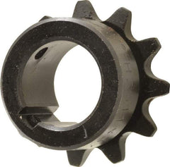 Browning - 11 Teeth, 3/8" Chain Pitch, Chain Size 35, Finished Bore Sprocket - 3/4" Bore Diam, 1.331" Pitch Diam, 1-1/2" Outside Diam - Makers Industrial Supply