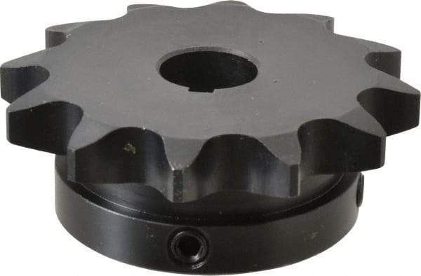 Browning - 12 Teeth, 3/4" Chain Pitch, Chain Size 60, Finished Bore Sprocket - 3/4" Bore Diam, 2.898" Pitch Diam, 3-1/4" Outside Diam - Makers Industrial Supply