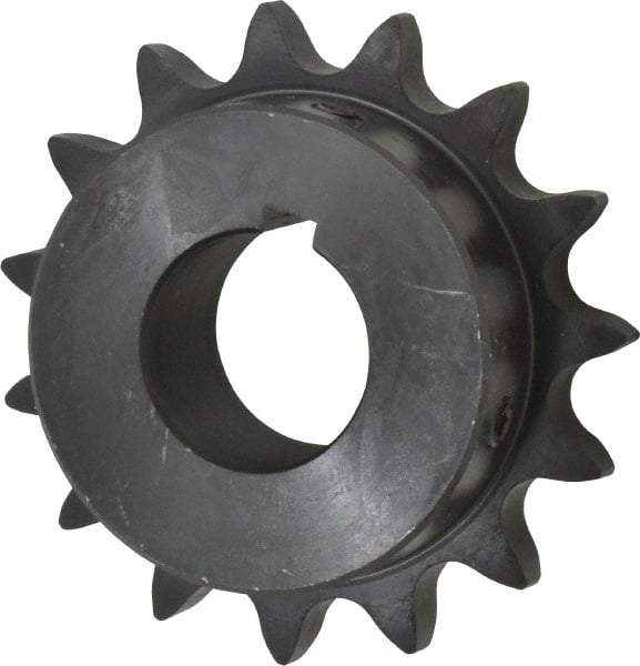 Browning - 15 Teeth, 3/4" Chain Pitch, Chain Size 60, Finished Bore Sprocket - 1-3/8" Bore Diam, 3.607" Pitch Diam, 3.98" Outside Diam - Makers Industrial Supply