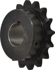 Browning - 16 Teeth, 3/4" Chain Pitch, Chain Size 60, Finished Bore Sprocket - 1-3/8" Bore Diam, 3-27/32" Pitch Diam, 4.22" Outside Diam - Makers Industrial Supply